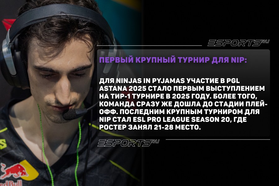 Первый крупный турнир для NiP