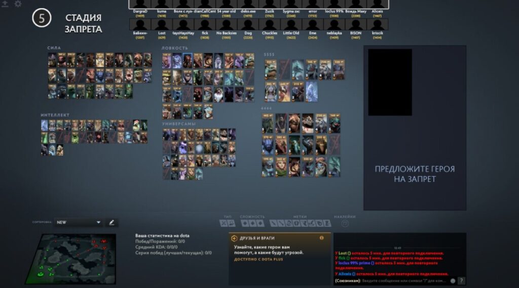 Геймплей Dota 12v12