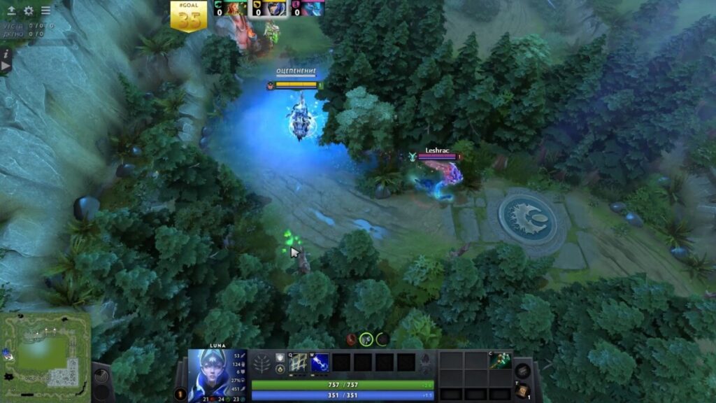 Геймплей Dota Run