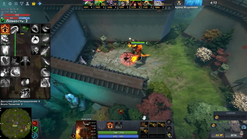 Геймплей World of Dota