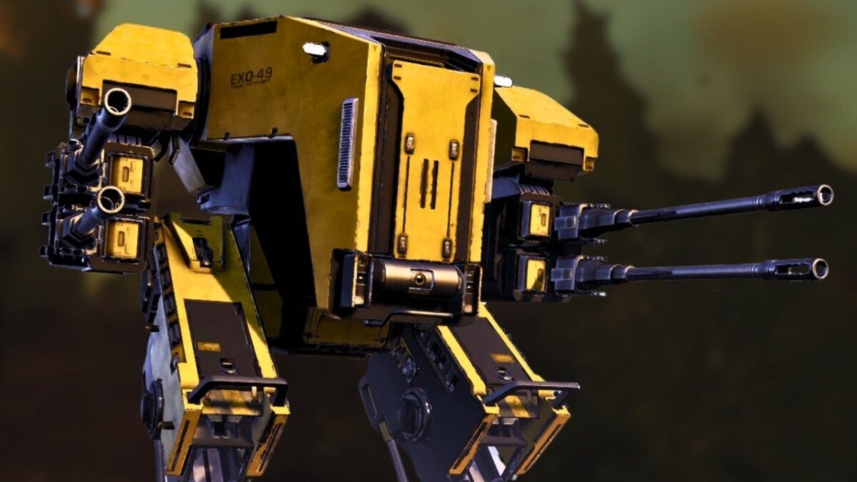 Helldivers 2 exosuit