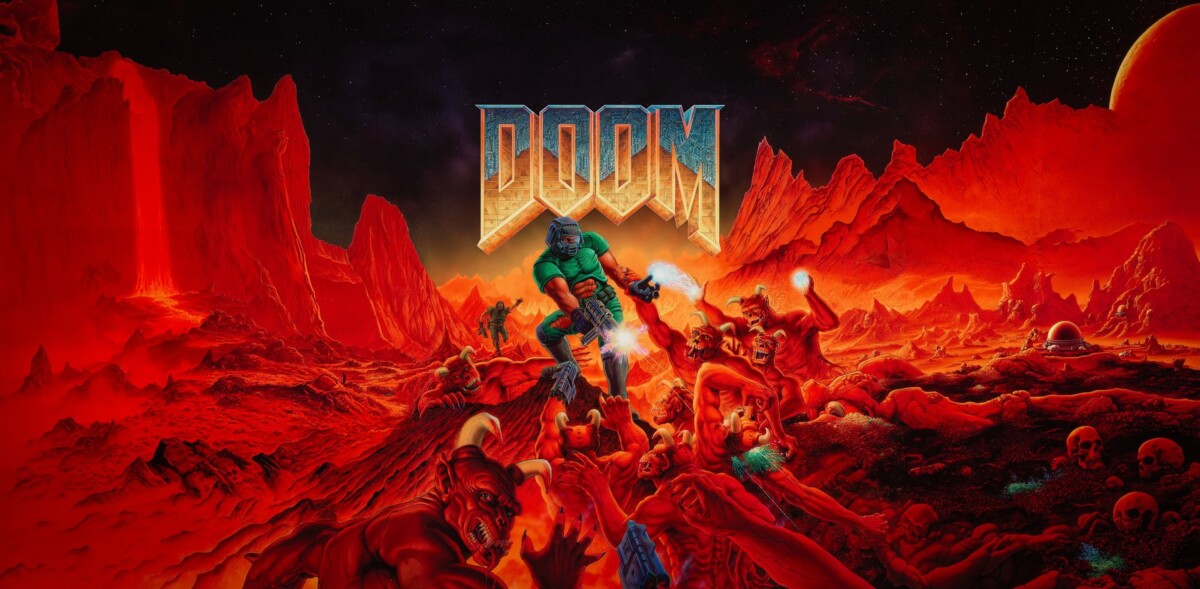 Постер, нарисованный Доном Иваном Панчатцом, для Doom (1993)