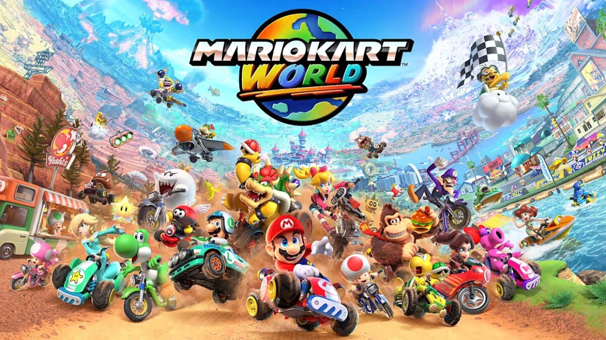 Заставка Mario Kart World