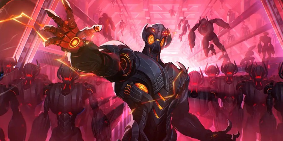 Marvel Rivels — арт с Альтроном и его дронами