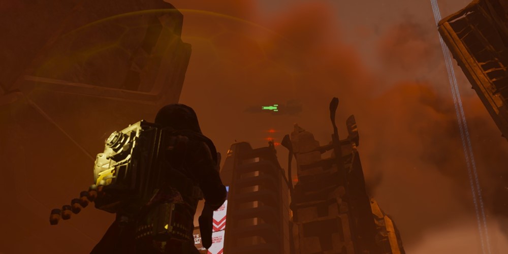 Супер-эсминец на Супер-Земле Helldivers 2