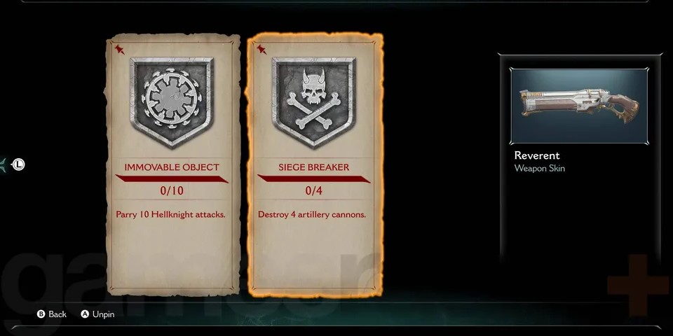 Doom: The Dark Ages challenges