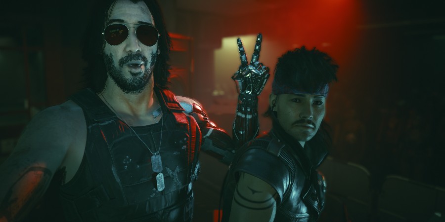 Cyberpunk 2077 — молодые Джонни Сильверхенд и Керри Евродайн