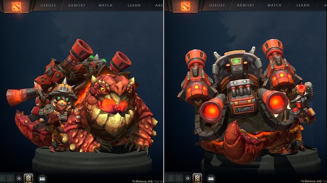 Сет Shellshock Snapfire для Snapfire в Dota 2 из мастерской Steam