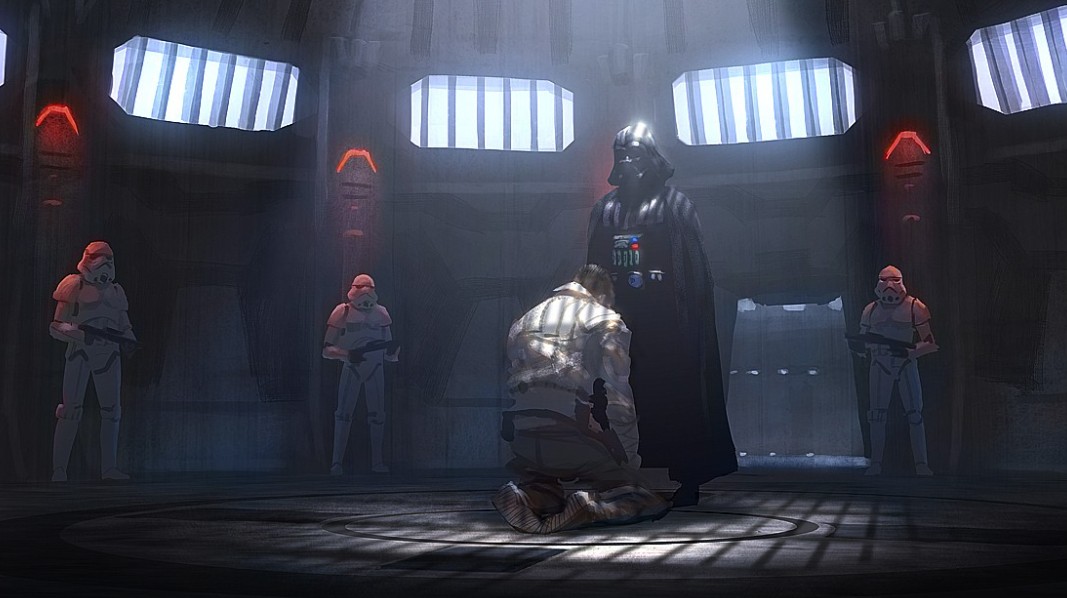 Концепт-арт Хьюго Мартина к Star Wars: The Force Unleashed