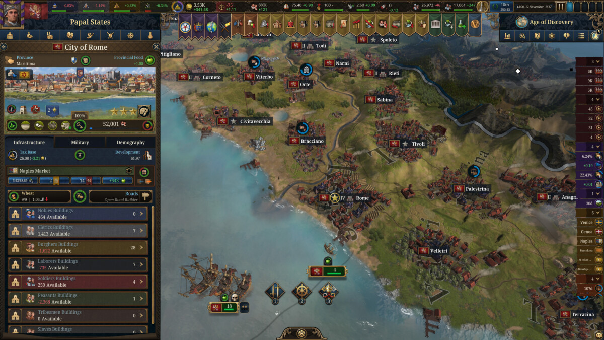 Скриншот из Europa Universalis V