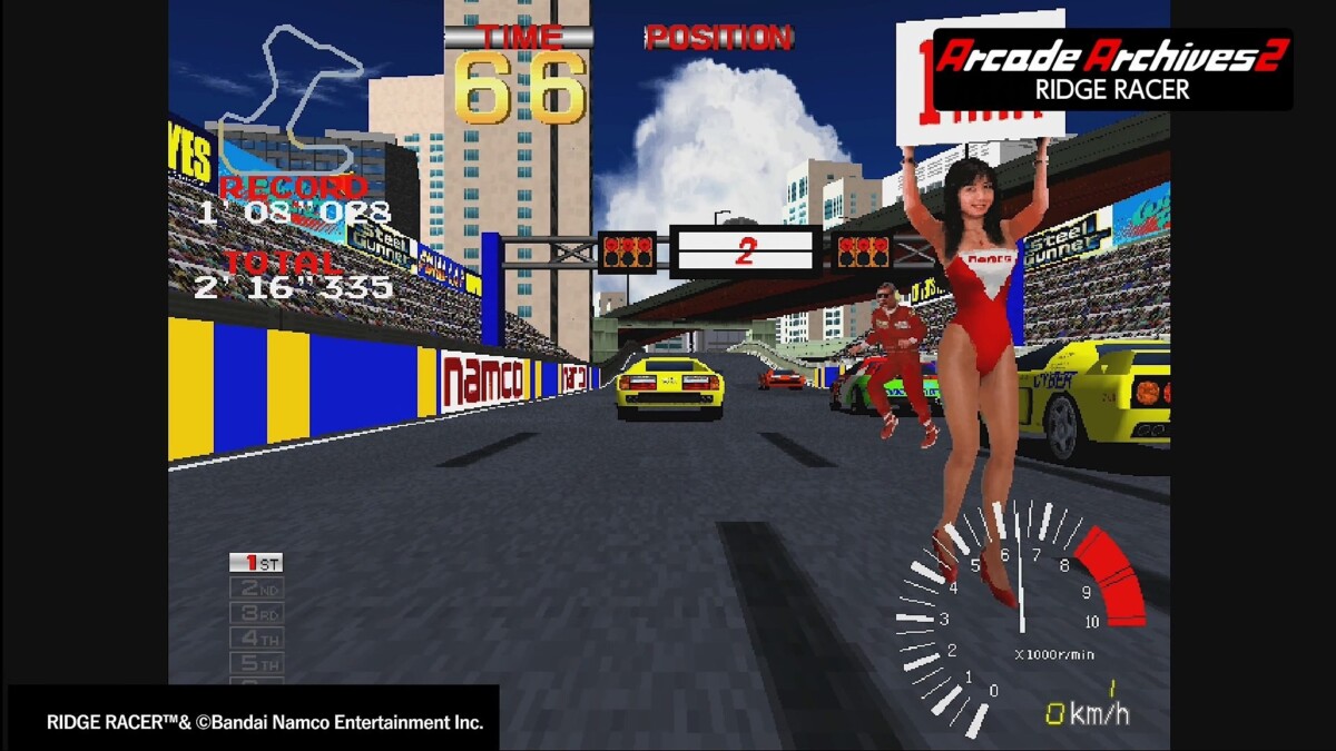 Скриншот игры "Arcade Archives 2 Ridge Racer"