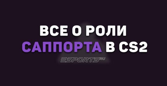 Все о роли саппорта в CS2