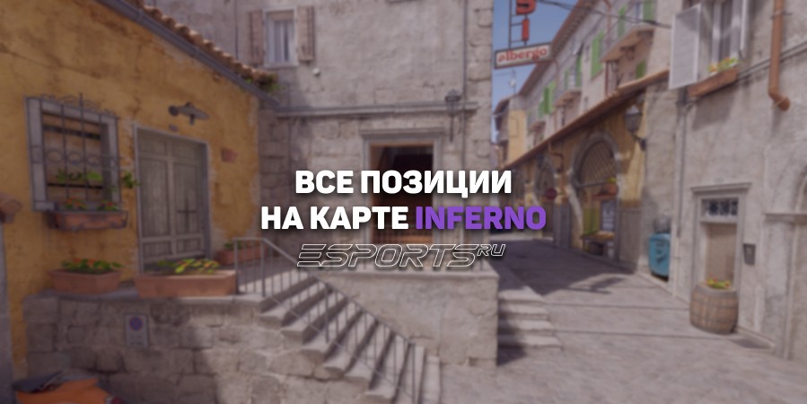 Все позиции на карте Inferno в CS2
