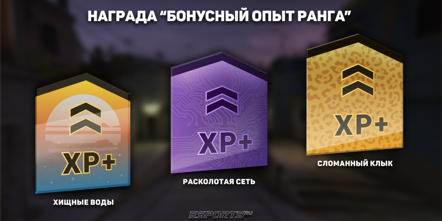 Награда "Бонусный опыт ранга" КС