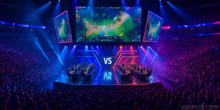 Режим 10 на 10 в Dota 2 с демонстрацией на арене