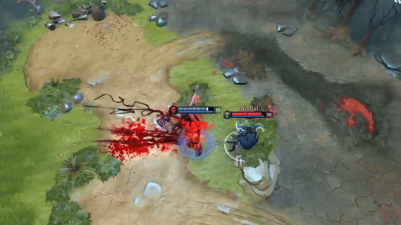 Принцип действия Counter Helix с Aghanim’s Scepter