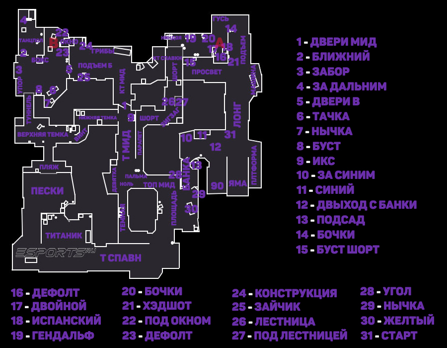 мини-карта даст 2
