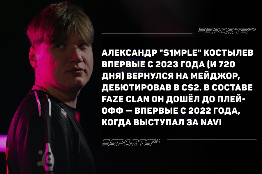 S1mple вернулся на мейджор
