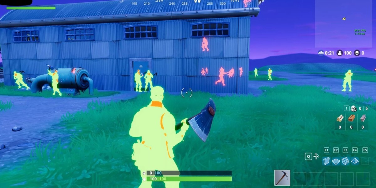 читер в Fortnite