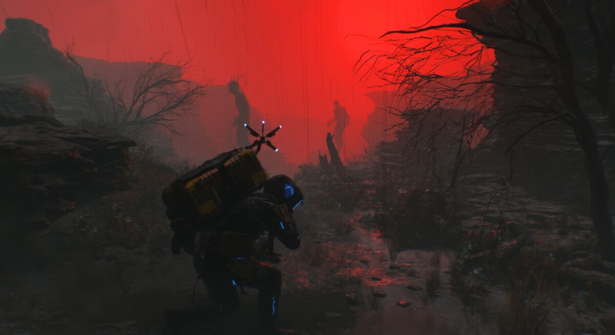 Кадр с геймплеем Death Stranding 2