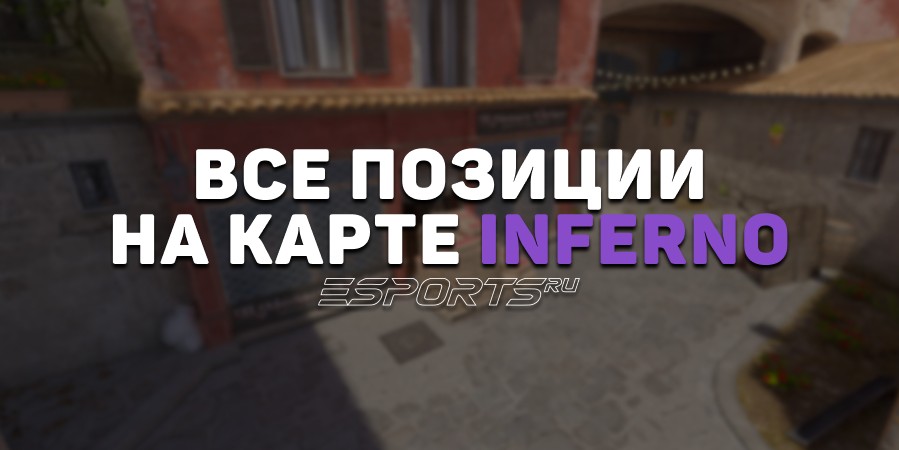 Все позиции на карте Inferno в CS2