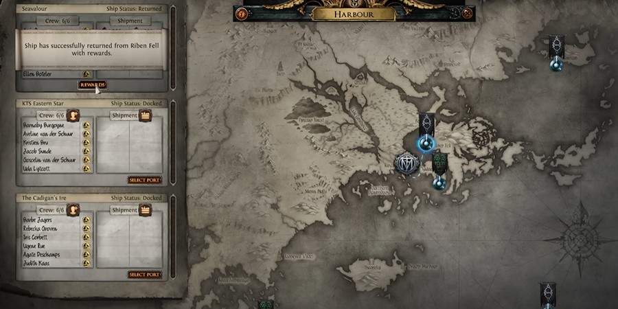 Path of Exile: Secrets of Atlas — карта с маршрутами торговли
