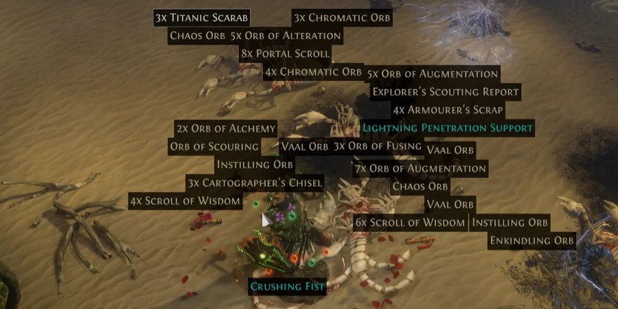 Path of Exile: Secrets of Atlas — богатый лут