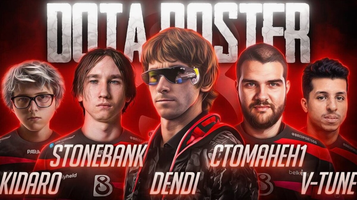 Ссостав по Dota 2 B8 Esports  на квалификации к The International 2023