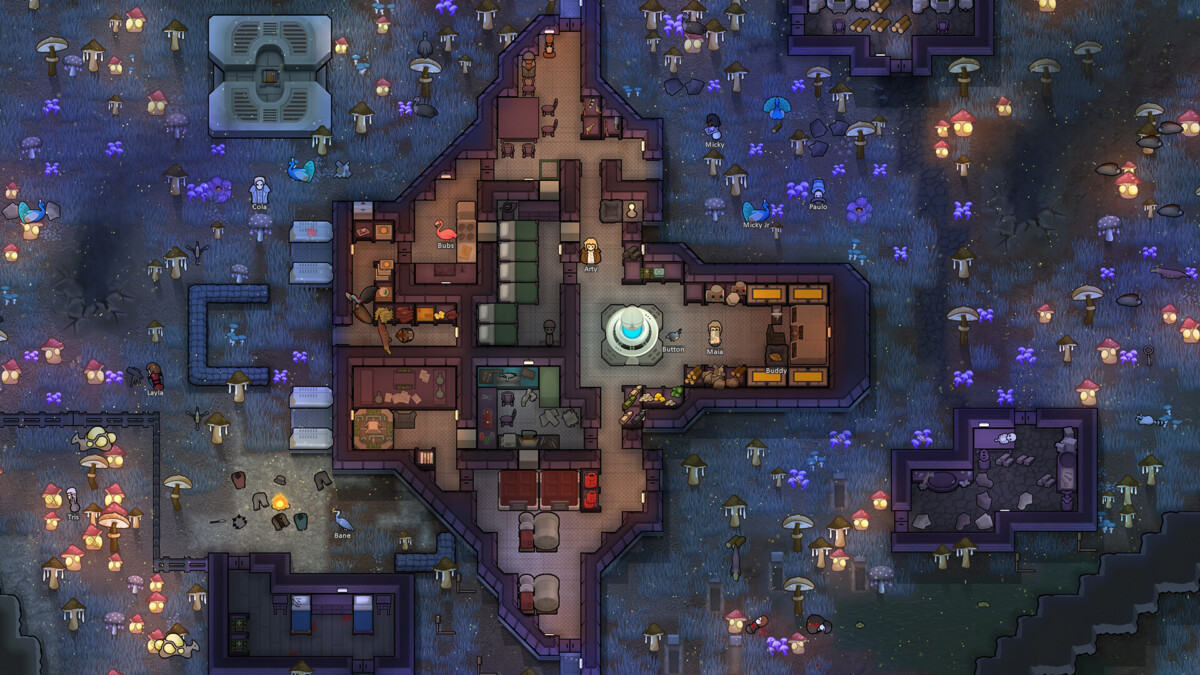Светолесье в RimWorld