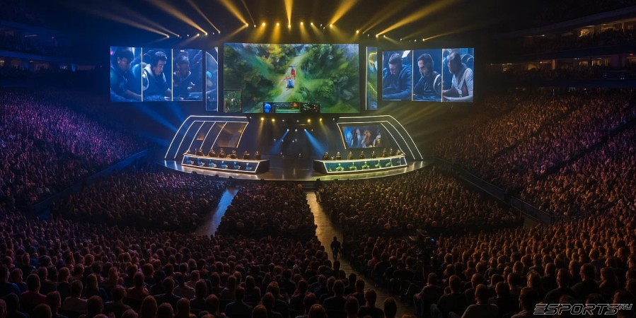 Арена на Esports World Сup 2025 в Dota 2