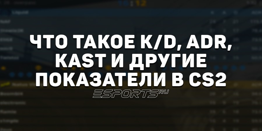 Что такое K/D, ADR, KAST и другие статистические показатели в CS2
