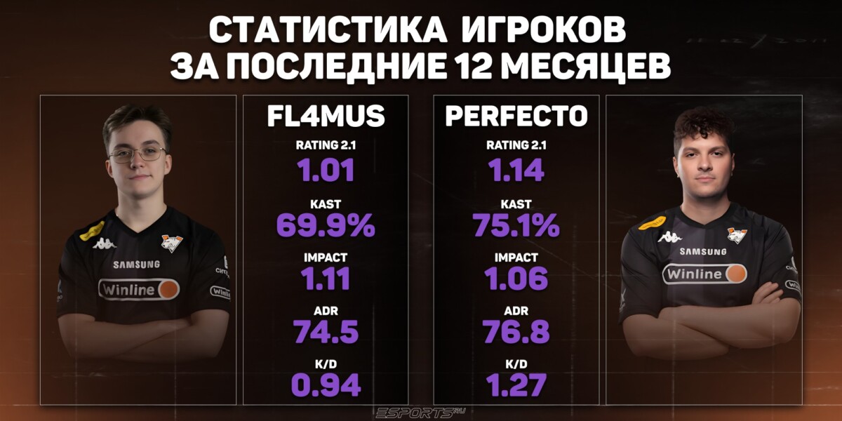 Статистика FL4MUS и Perfecto за последние 12 месяцев