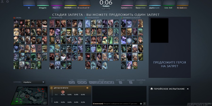 Стадия запрета и пиков в Turbo Вщеф 2