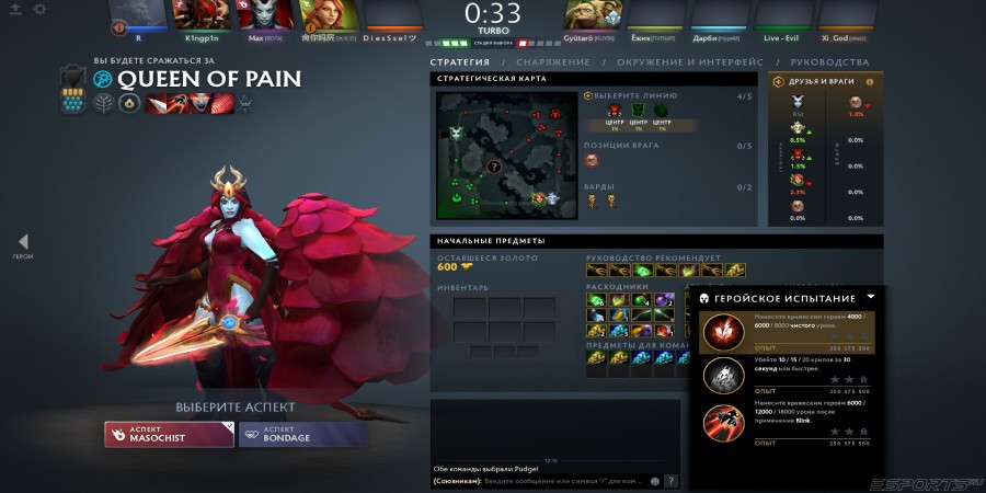 Испытания в Турбо Доты 2