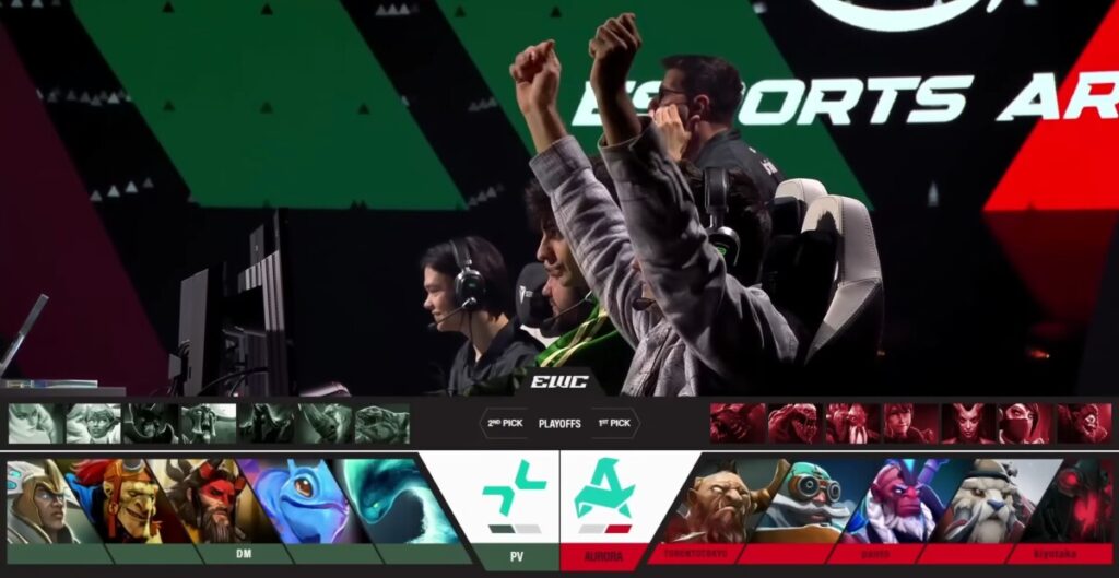 пик третьей карты PARIVISION против Aurora Gaming на EWC 2025