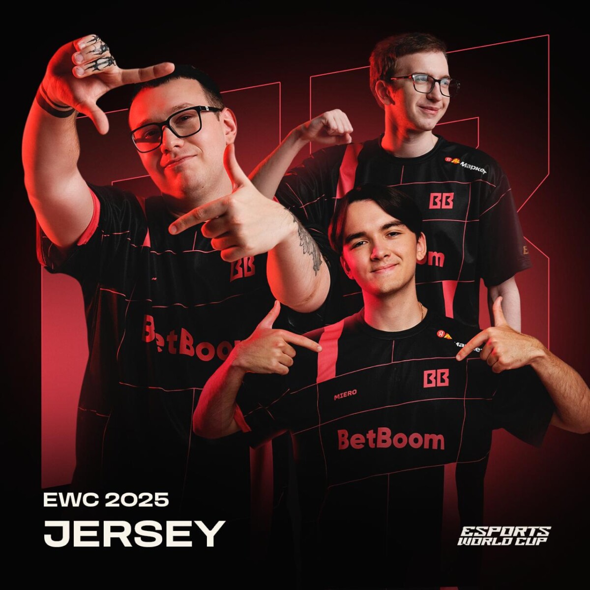 EWC 2025 BetBoom Team Jersey