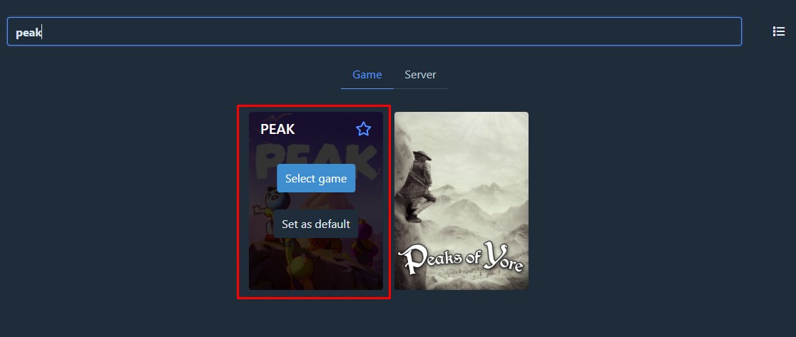 Thunderstore Mod Manager PEAK