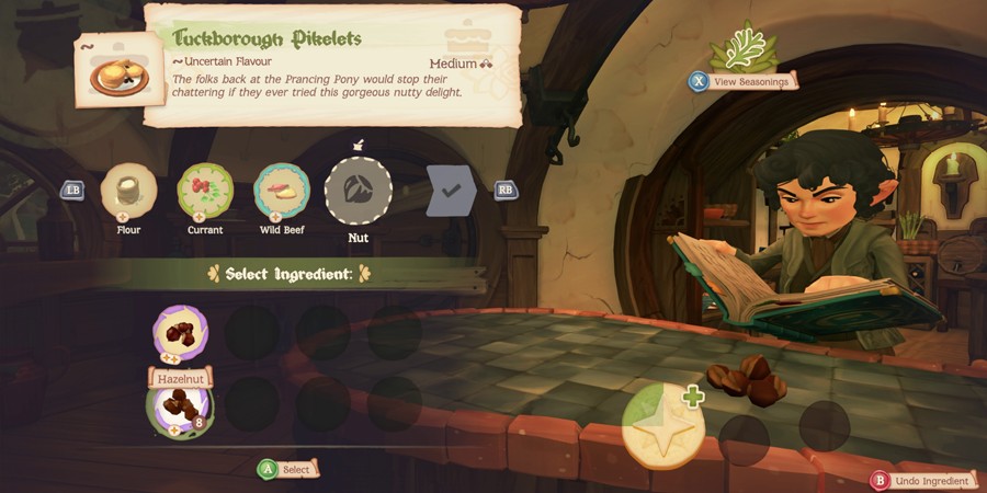 Tales of the Shire — мини-игра в кулинарию