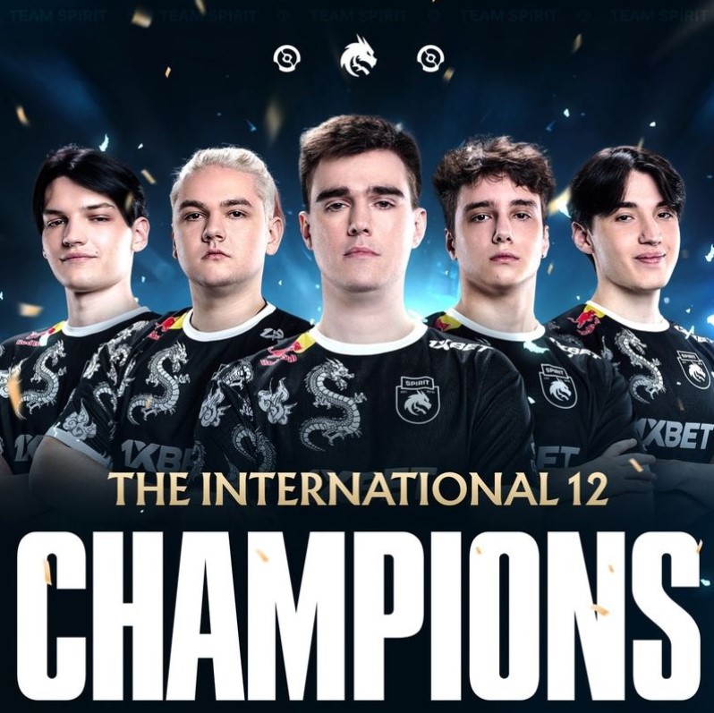 Состав Team Spirit по Dota 2 стали победителями The International 2023