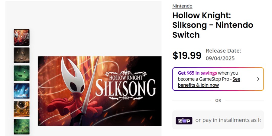 Возможная цена Hollow Knight: Silksong
