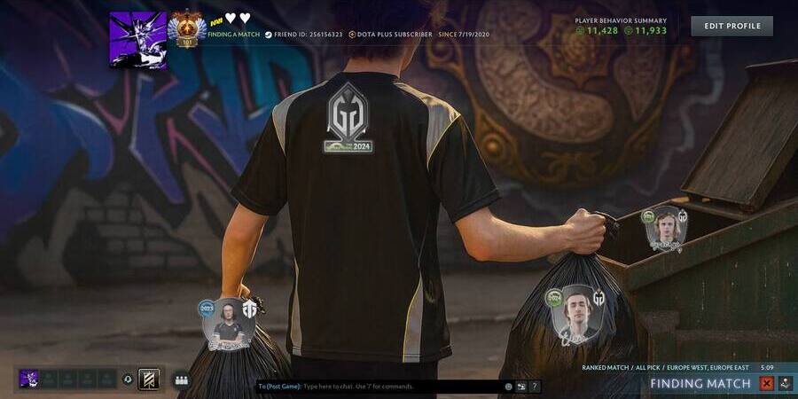 Скриншот экрана Dota 2 у Mira