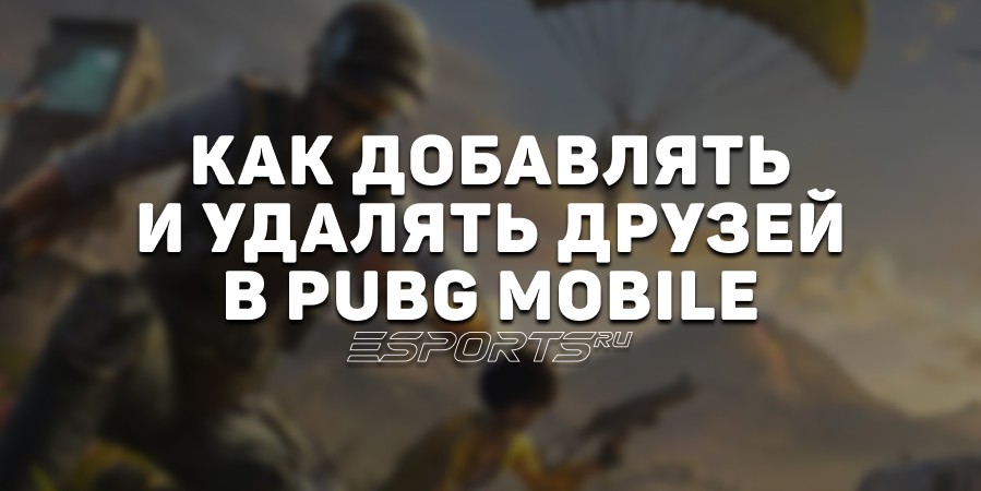 Как добавлять и удалять друзей в PUBG Mobile
