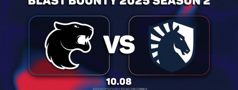 Team Liquid выбили FURIA с закрытых квалификаций BLAST Bounty 2025 Season 2