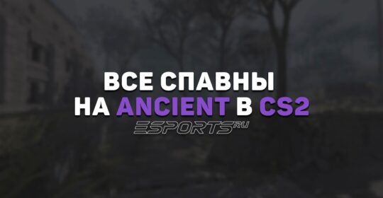 Все спавны на Ancient в CS2