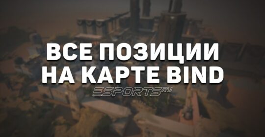 Все позиции на карте Bind в VALORANT