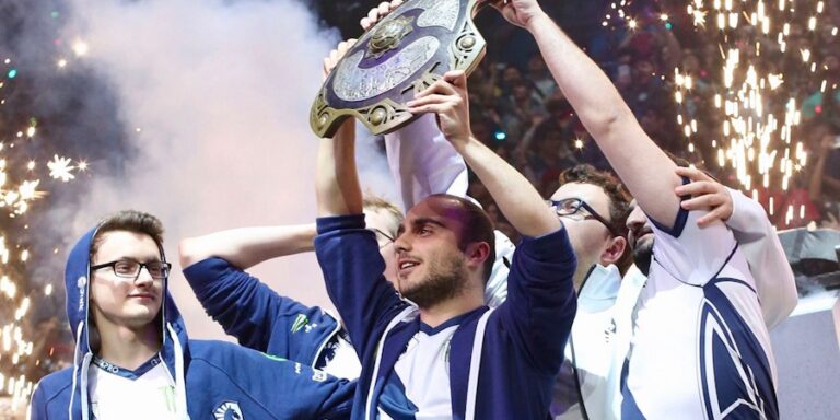 Team Liquid после победы на The International 2017