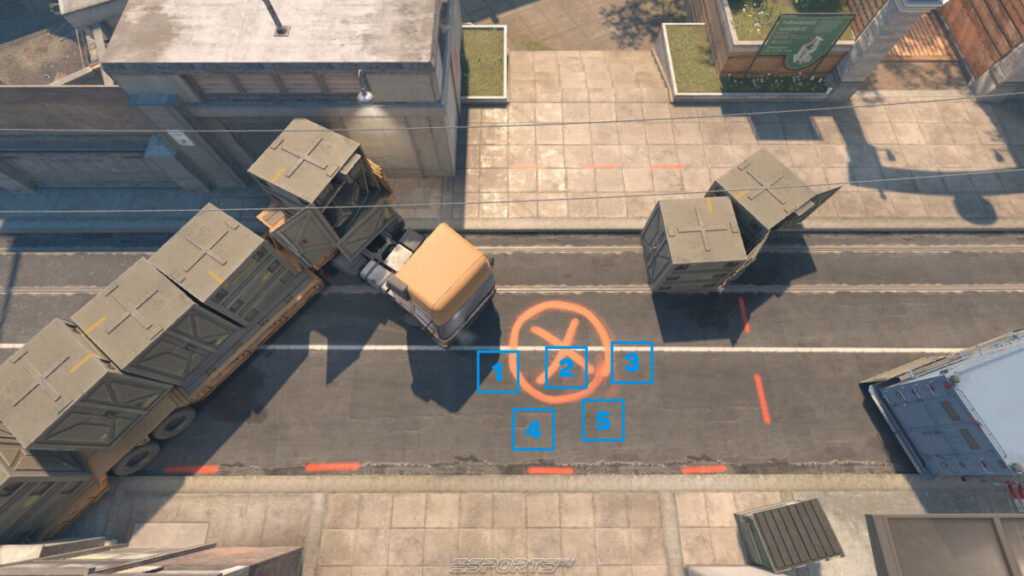 Точки спавна на Overpass за КТ