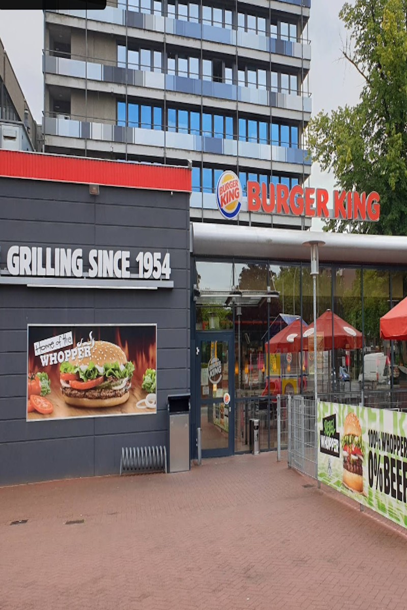 Вход Burger King в Гамбурге