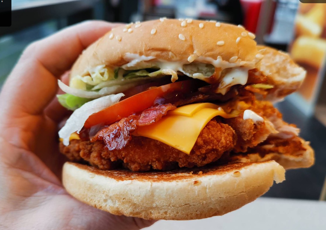 Еда Burger King в Гамбурге
