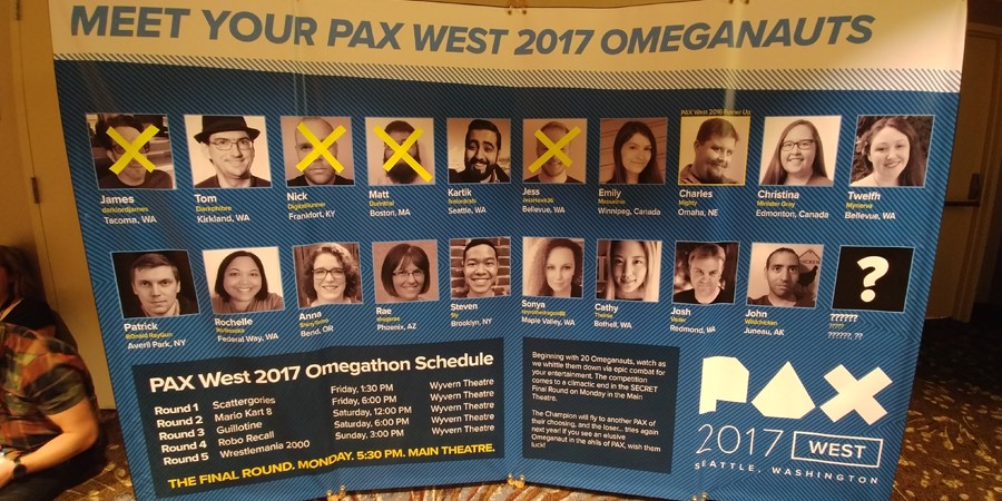 PAX West Omegathon &mdash; &ldquo;Омеганавты&rdquo; 2017 года